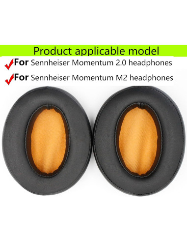 Almohadillas de Repuesto Sennheiser Momentum HD1 - Cuero y Espuma