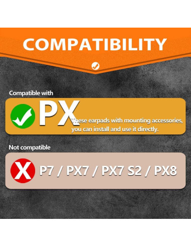 Almohadillas de Reemplazo TRANSTEK para Auriculares Bowers & Wilkins PX