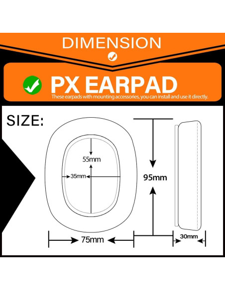 Almohadillas de Reemplazo TRANSTEK para Auriculares Bowers & Wilkins PX