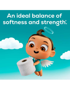 Papel Higiénico Angel Soft Mega 48 Rollos 320 Hojas 2 Capas 2