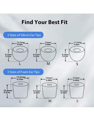 Tapones para oídos Yawsoy negros, reutilizables, 25-33dB