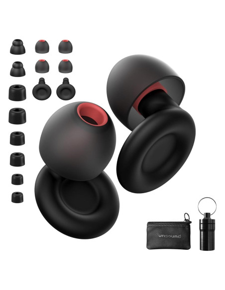 Tapones para oídos FUNSOUND reutilizables - 7 pares, NRR 24-27 dB