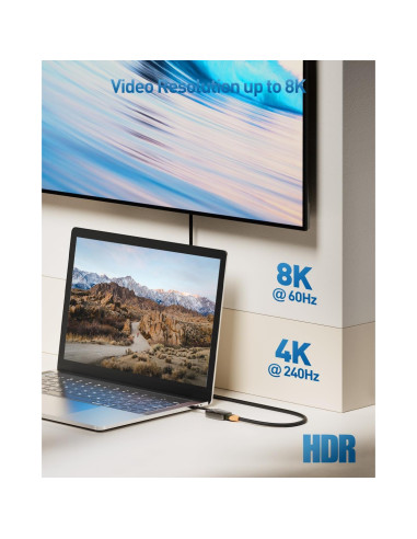 Adaptador HDMI 2.1 USB-C Cable Matters 8K 60Hz 4K 240Hz