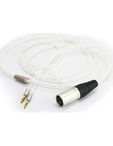 Cable de Reemplazo Balanceado 4 Pines XLR ABLET 2x3.5mm 200cm