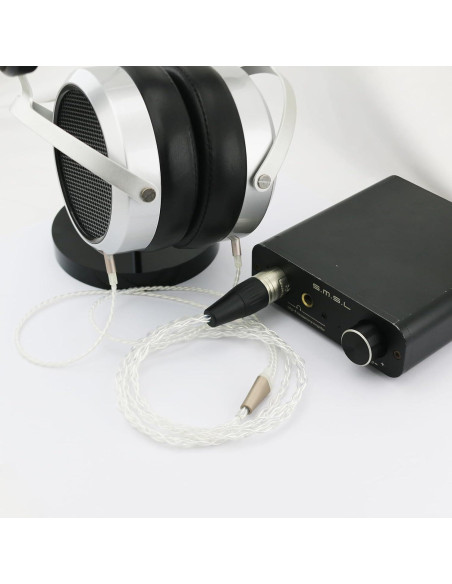 Cable de Reemplazo Balanceado 4 Pines XLR ABLET 2x3.5mm 200cm