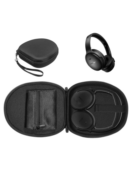 Funda CaseSack para auriculares Bose QuietComfort 45/35/35 II - Negro