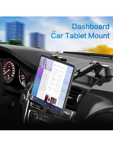 Soporte de Tablet para Coche YOOZ con Ventosa Ajustable 4-13"