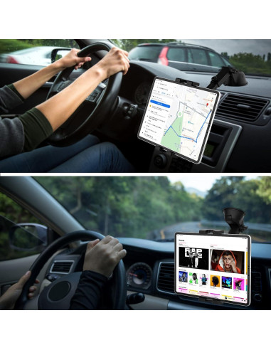 Soporte de Tablet para Coche YOOZ con Ventosa Ajustable 4-13"