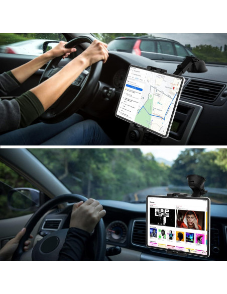 Soporte de Tablet para Coche YOOZ con Ventosa Ajustable 4-13"