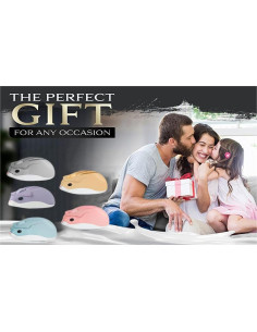 Ratón Inalámbrico Óptico SXBan 1200DPI Forma de Hámster Gris 2