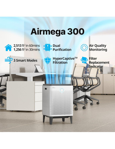 Purificador de Aire Coway Airmega 300 Blanco 117 m HEPA