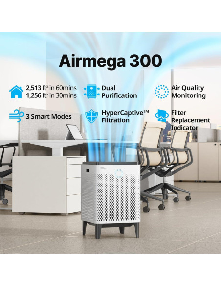 Purificador de Aire Coway Airmega 300 Blanco 117 m HEPA