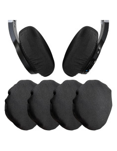 Cubiertas de Almohadillas para Auriculares PChero, 2 Pares Lavables