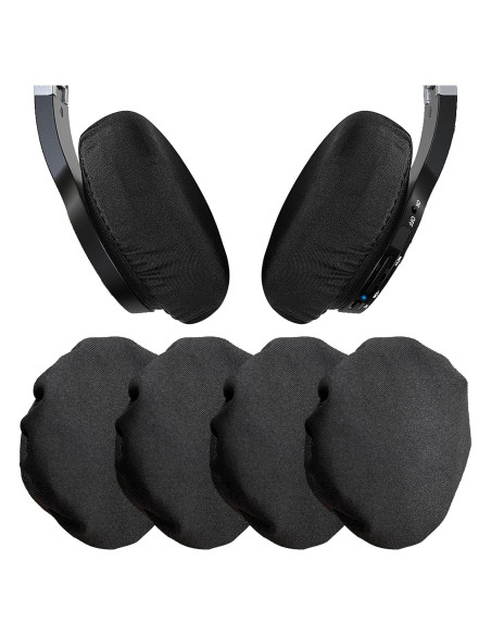 Cubiertas de Almohadillas para Auriculares PChero, 2 Pares Lavables