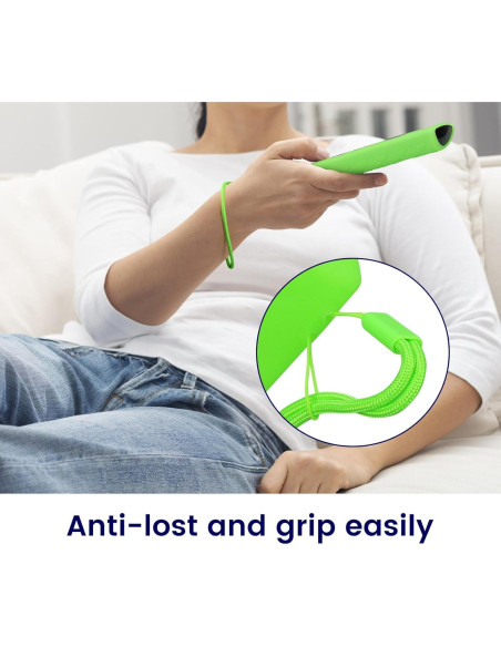 Paquete de 2 fundas de silicona para control remoto Lenovo FireTV Stick 4K Max Paquete de 2 fundas de silicona para control remoto Lenovo FireTV Stick 4K Max