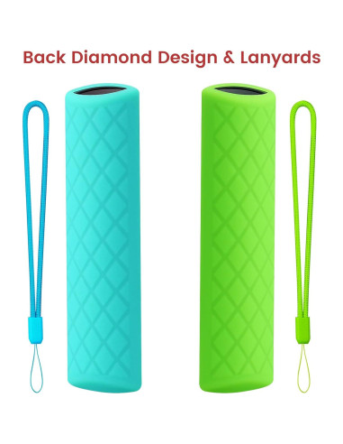 Paquete de 2 fundas de silicona para control remoto Lenovo FireTV Stick 4K Max