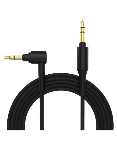 Cable de Auriculares de Reemplazo Lusgawer 150cm Negro