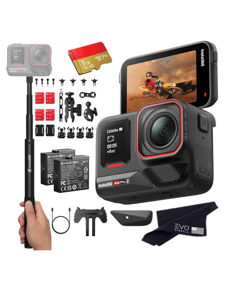 Cámara de Acción Insta360 Ace Pro 2 8K Impermeable 1TB