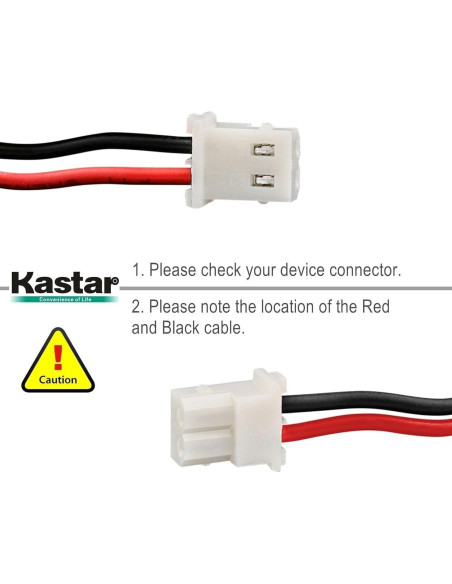 Batería Kastar 1-Pack Ni-MH 800mAh para Radios Kaito KA500/KA550/KA600