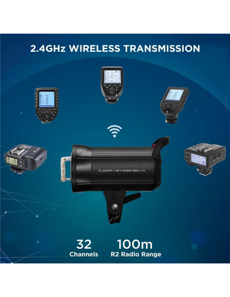 Flashpoint Studio 300 II-V 300Ws R2 Monolight con LED 10W