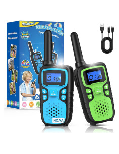 Walkie Talkies WisHouse Recargables para Niños 4-9 Años