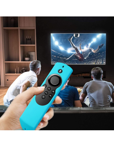 Funda de Control Remoto Firestick 1ra Gen Packzprint Brillo Azul