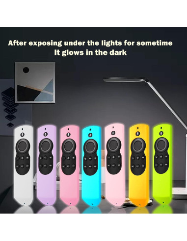 Funda de Control Remoto Firestick 1ra Gen Packzprint Brillo Azul