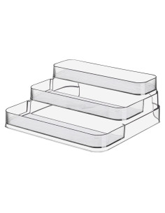 Estante de Especias Acrílico Zilphoba 3 Niveles Sin Montaje