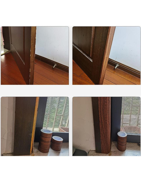 Cinta de Reparación de Madera UUYYEO 5.08 cm x 4.57 m Marrón