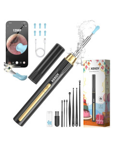 Limpiador de Oídos Kekoy P8 con Cámara HD 1296P y Accesorios