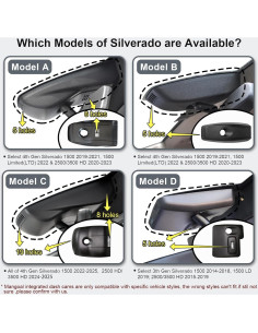 Cámara Dash 4K MANGOAL para Chevy Silverado 1500 2019-2023 2