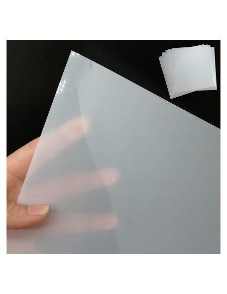 Hojas de Mylar 12x12cm BANLTRE 12 Piezas 7.5 mil PET