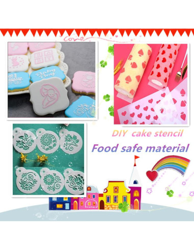 Hojas de Mylar 12x12cm BANLTRE 12 Piezas 7.5 mil PET