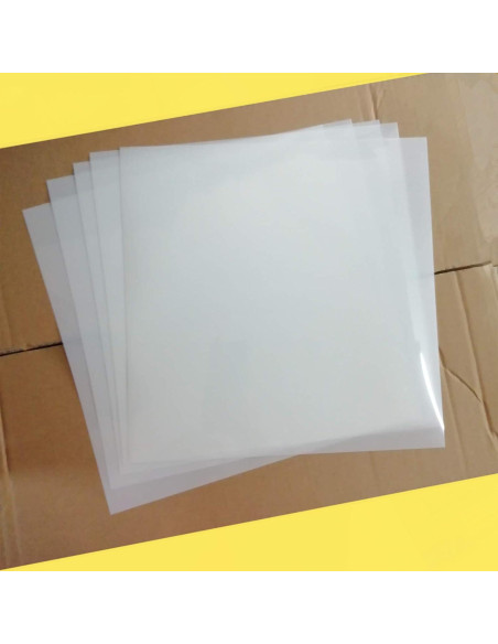 Hojas de Mylar 12x12cm BANLTRE 12 Piezas 7.5 mil PET