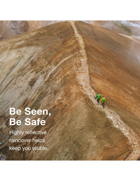 Cubierta de Lluvia Osprey HiVis Commuter Negra Unisex