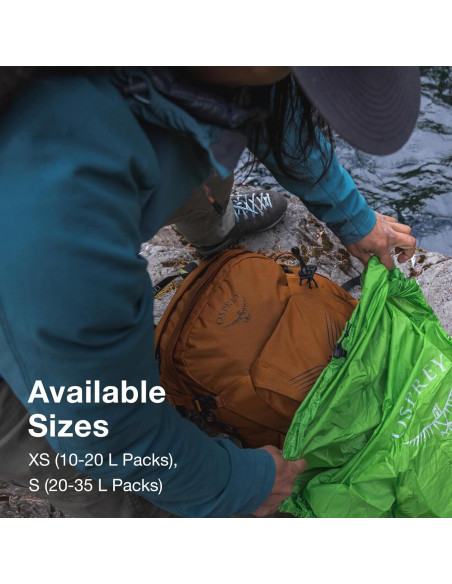 Cubierta de Lluvia Osprey HiVis Commuter Negra Unisex