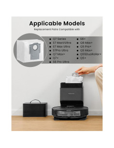 Bolsas de Aspiradora Rrochio Q7 Max - 14 Unidades 2.7L 2