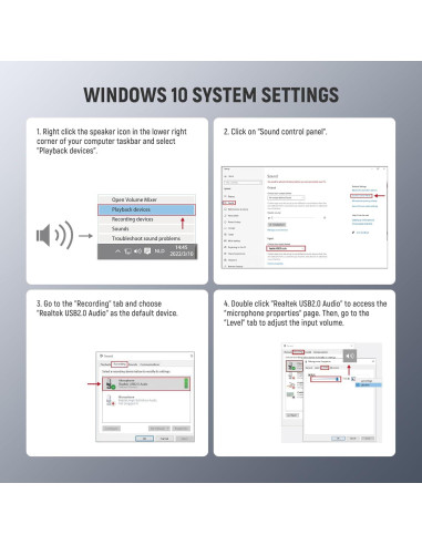 Micrófono de Solapa USB A NEEWER LM1 Omnidireccional 2m