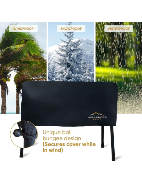 Funda Impermeable Highlander para Estufa Camp Chef 2 Quemadores