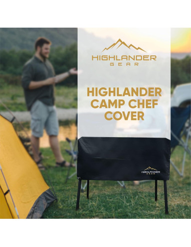Funda Impermeable Highlander para Estufa Camp Chef 2 Quemadores