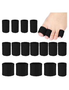 Mangas de Gel para Dedos Blulu - 16 Pcs Protectores Callos y Ampollas