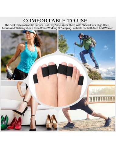 Mangas de Gel para Dedos Blulu - 16 Pcs Protectores Callos y Ampollas