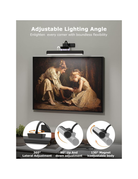 Luz de Imagen Inalámbrica LED con Control Remoto 5000mAh