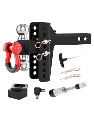 Enganche de Remolque Ajustable LoJok Doble Bola 10,000 lbs