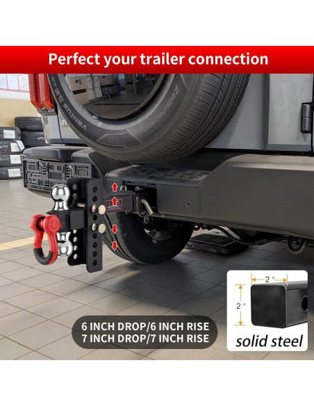 Enganche de Remolque Ajustable LoJok Doble Bola 10,000 lbs