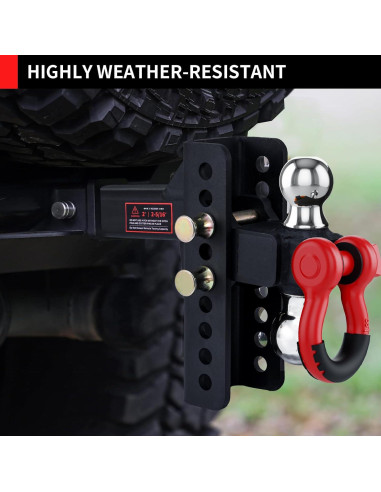 Enganche de Remolque Ajustable LoJok Doble Bola 10,000 lbs