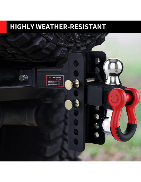 Enganche de Remolque Ajustable LoJok Doble Bola 10,000 lbs