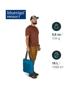 Bolsa Plegable Ultraligera Osprey 12x15cm Negro 2