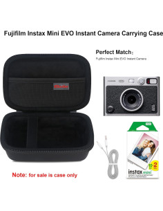 Funda de Transporte Elonbo para Cámara Fujifilm Instax Mini EVO Negra 2