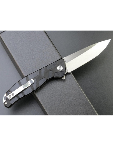 Cuchillo Plegable Eafengrow EF237 Hoja Acero D2 Mango G10